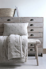 Load image into Gallery viewer, ALSO Home Aby Natural Velvet Criss Cross Throw