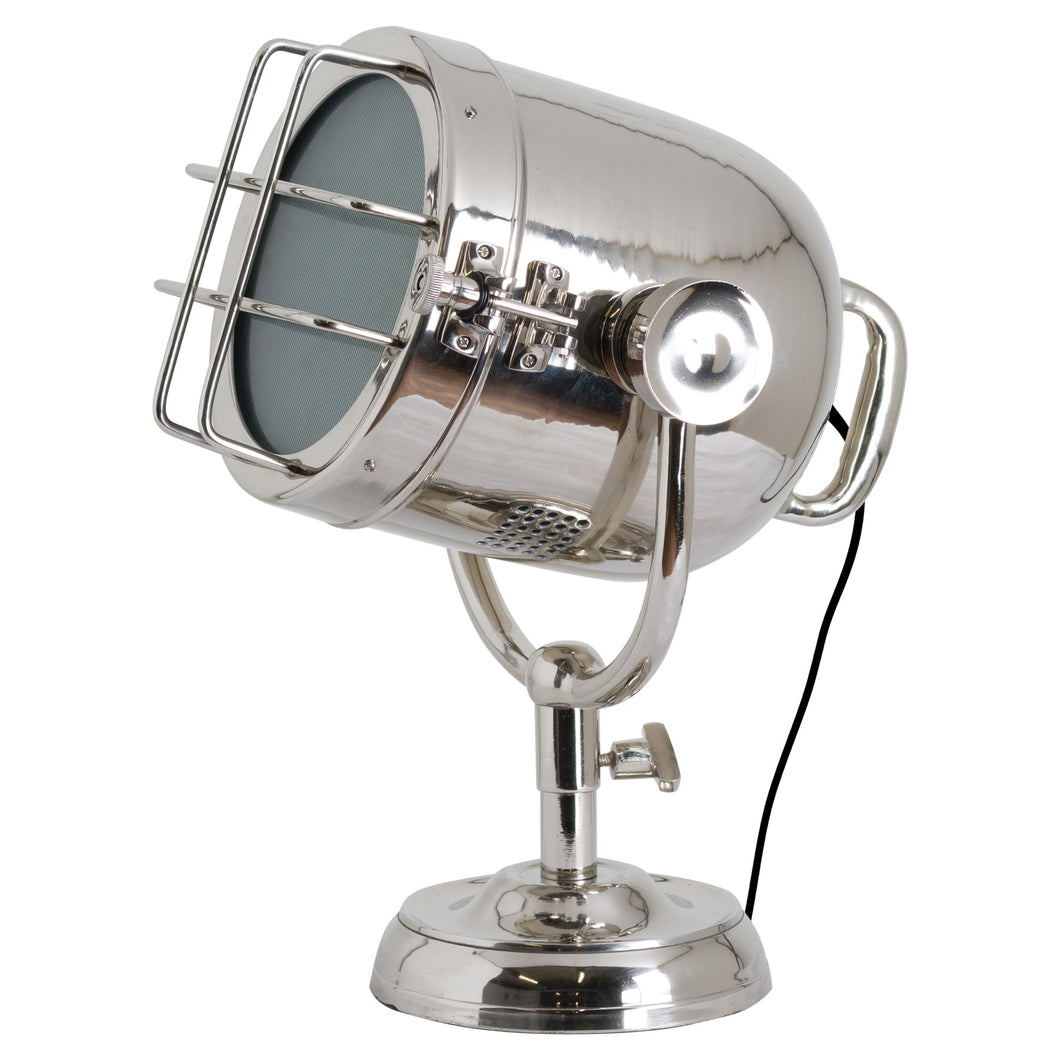 Nickel Industrial Spotlight Table Lamp – Peculiar Pearl